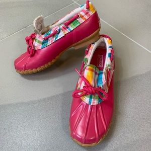 Sperry Top Sider Duckies Shoes Girls Size 3M